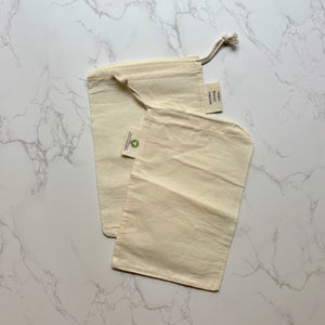オーガニックコットン巾着 / Organic Cotton Produce Bags