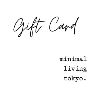ギフトカード by minimal living tokyo./Gift Card