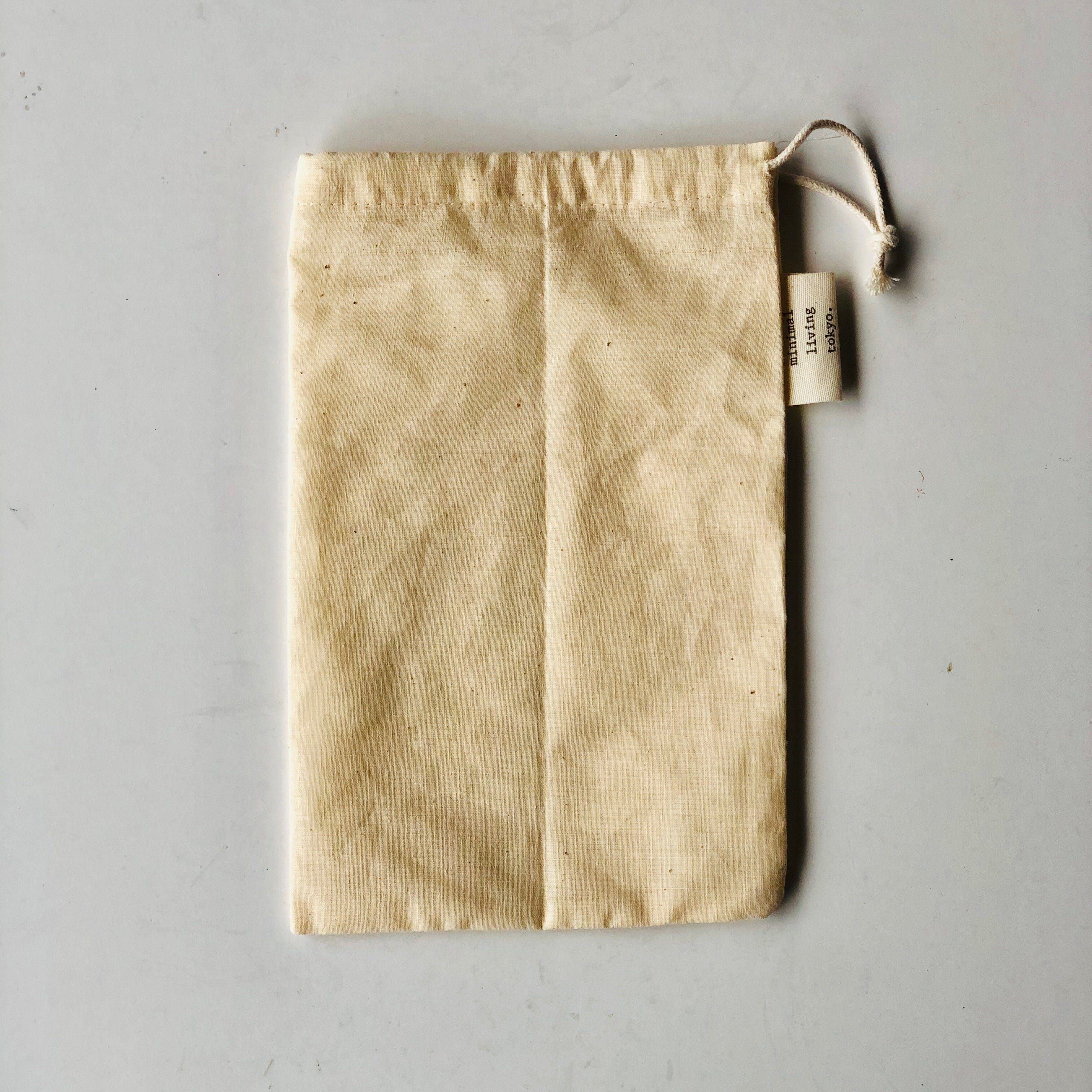 オーガニックコットン巾着 / Organic Cotton Produce Bags – minimal