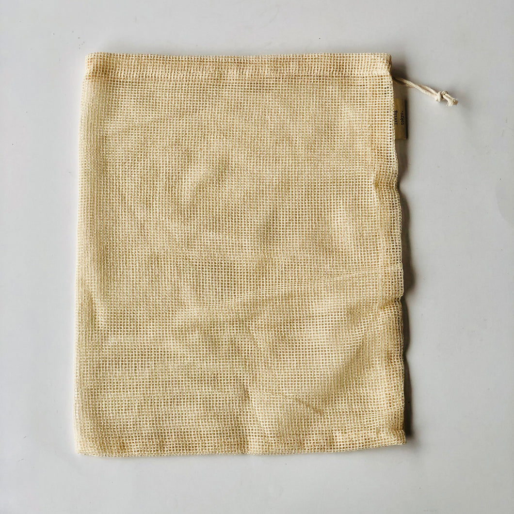 オーガニックコットン巾着 / Organic Cotton Produce Bags