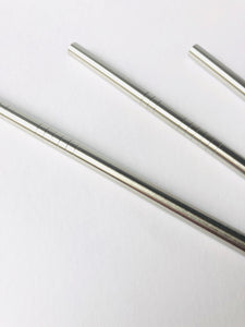 メディカルグレードステンレスストロー（ストレート型）/ Surgical Grade Stainless Steel Straw (Straight)