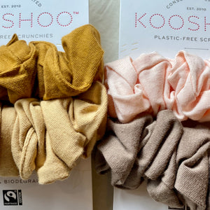Kooshoo オーガニックコットンシュッシュ / Organic Cotton Scrunchies