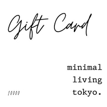 画像をギャラリービューアに読み込む, ギフトカード by minimal living tokyo./Gift Card